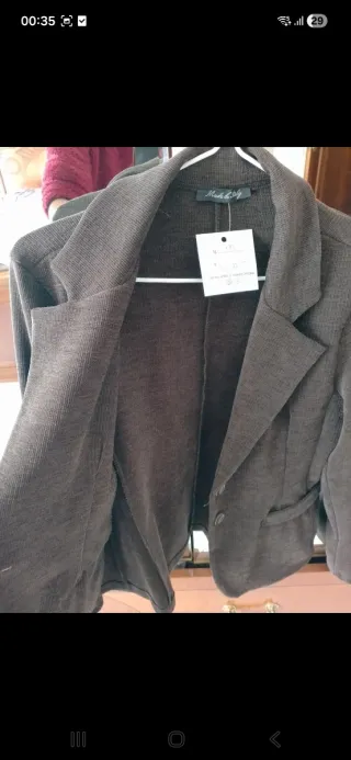 Completo velluto leggero marrone