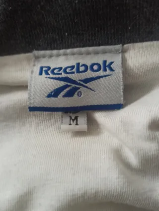 Chaqueta Reebok verde y negra mujer vintage