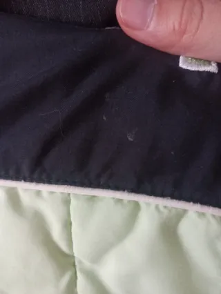 Chaqueta Reebok verde y negra mujer vintage