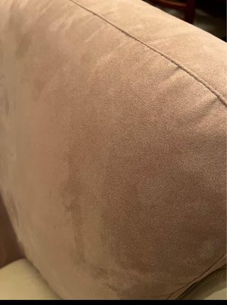 Divano 3 posti pelle e camoscio