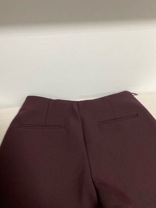 Falda pantalón Zara morada