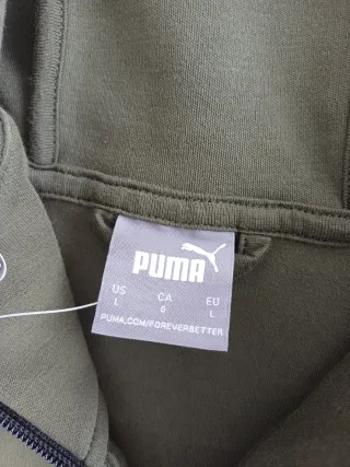 Casaco Puma com capuz DryCell verde