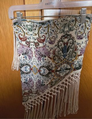 Manton Flamenco Negro Multicolor