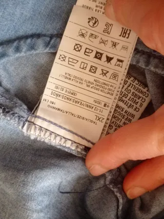 Tuta jeans Benetton 11/12 anni