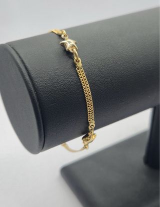 Pulsera Oro 18k Bismark con Estrellas