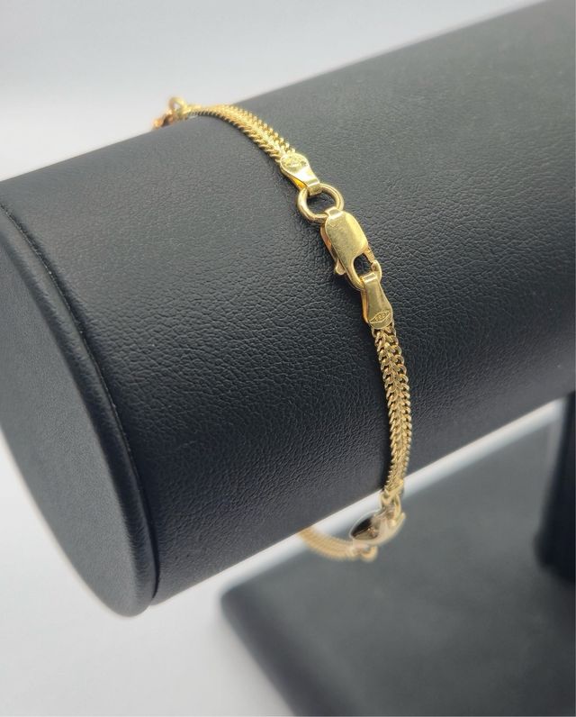 Pulsera Oro 18k Bismark con Estrellas