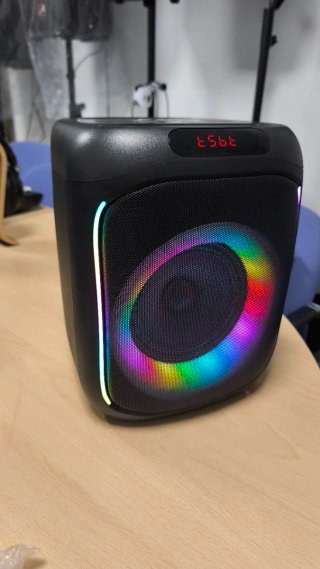 Altavoz Karaoke con 2 Micrófonos Inalámbricos