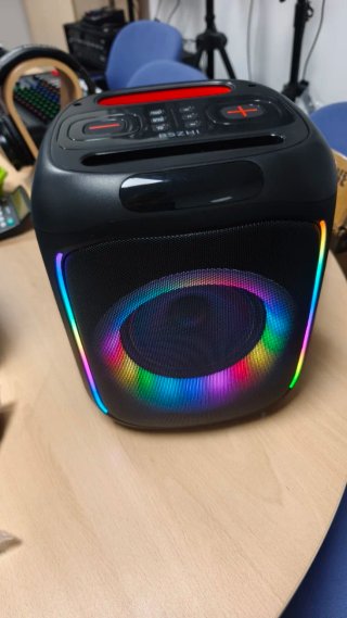Altavoz Karaoke con 2 Micrófonos Inalámbricos