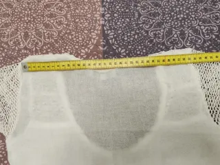 Vestido Pepa Bonett blanco encaje volantes