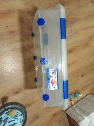 2 Cajas de almacenamiento grande transparente