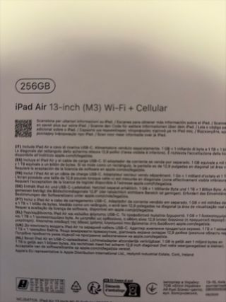 iPad Air M3 13 (2025) 256GB Wifi+Celular IMPECABLE