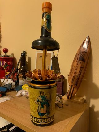 Porta sigarette vintage sovietico