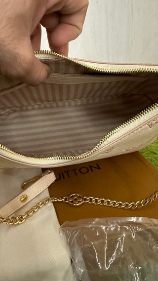 Bolso Louis Vuitton Beige y Rosa