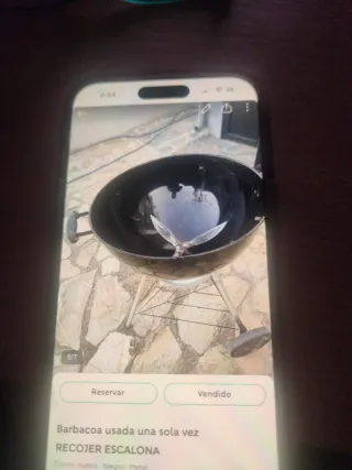 Barbacoa Weber Nero Usato 1 Volta