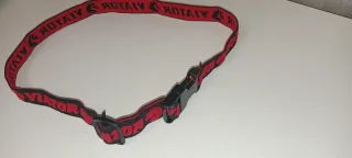 Cinturón Aviator Negro y Rojo
