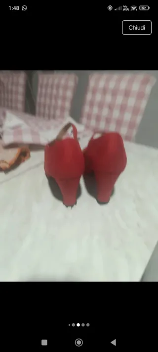 Scarpe rosse con tacco