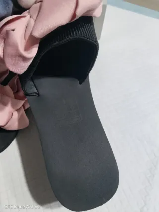 Ciabatte con fiocco rosa