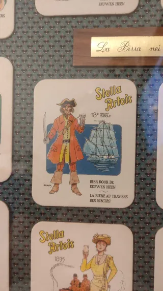 Sottobicchieri Stella Artois Birra nei Secoli