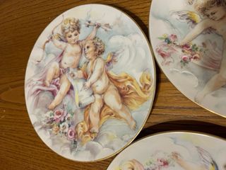 Set 4 Piatti Porcellana Tirschenreuth 1838 Hutsche