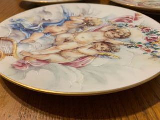 Set 4 Piatti Porcellana Tirschenreuth 1838 Hutsche