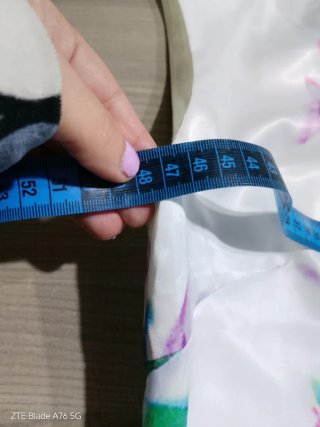 Abito fantasia floreale bianco