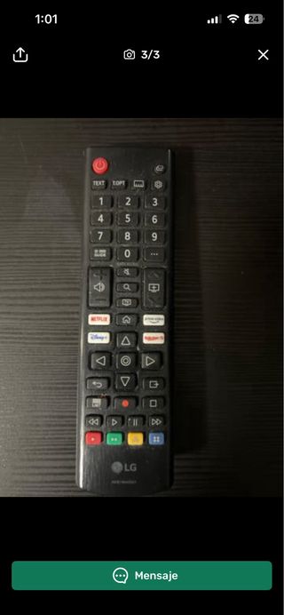 Televisor LG Smart TV Negro