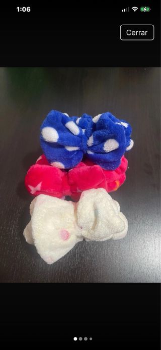 Diademas de tela con diseños