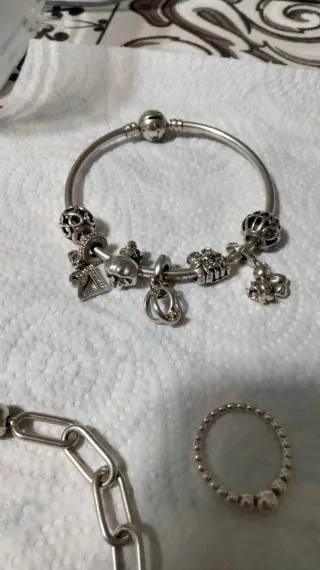 Lotto Pandora Bracciali e Charm Argento