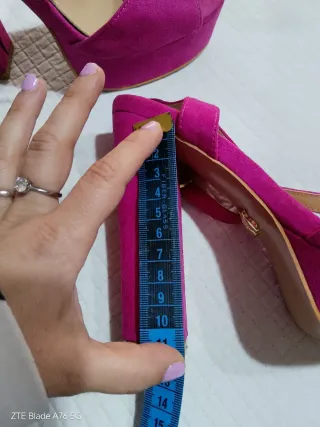 Décolleté Globo fucsia con tacco