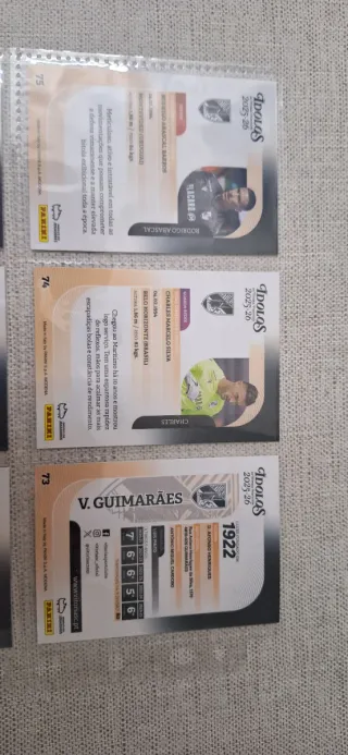 Cartas Panini Idolos Futebol Vitória SC