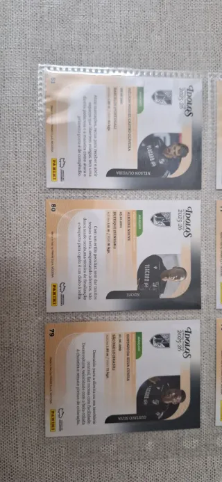 Cartas Panini Idolos Futebol Vitória SC