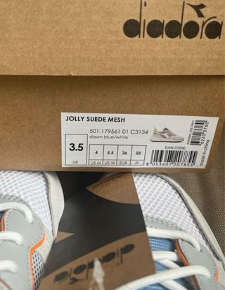 Deportivo Diadora Talla 36 Multicolor