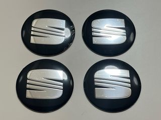 4 emblemas jantes Seat 56mm