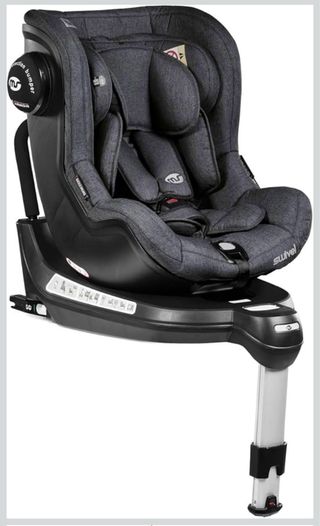 Silla Coche Swivel Rotativa 360º Gris