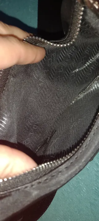 Bolso Prada Negro Nylon Re-Edition