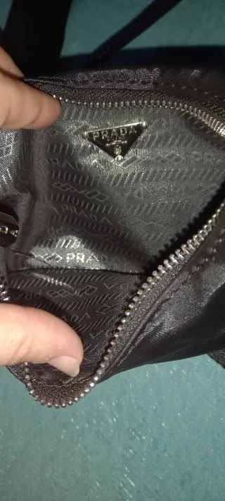 Bolso Prada Negro Nylon Re-Edition