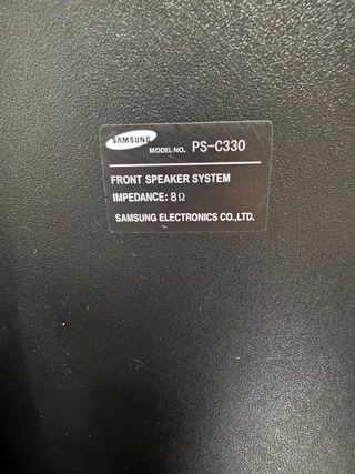 Minicadena Samsung CD USB AUX MP3 2 altavoces