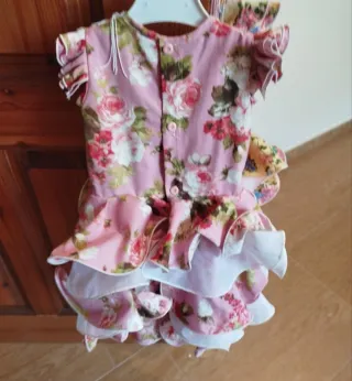 Vestido Flamenca Niña Talla 2