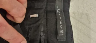 Pantalón de vestir negro Zara