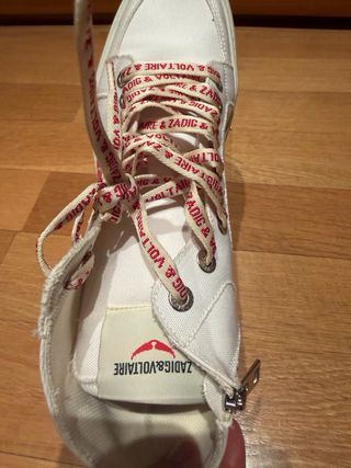 Zapatillas Zadig & Voltaire botín cremallera