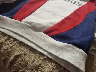 Sudadera PARIS blanca y roja