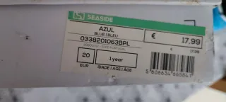 Sapatilhas criança Seaside novas