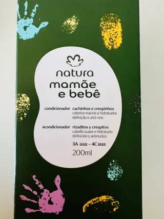 Kit Mamãe e Bebê Cachinhos e Crespinhos (Natura)