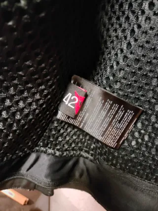 Chaqueta Moto Dainese Negra y Blanca