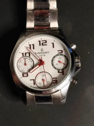 Reloj Radiant RA385703A Plata/Blanco Nuevo sin usa