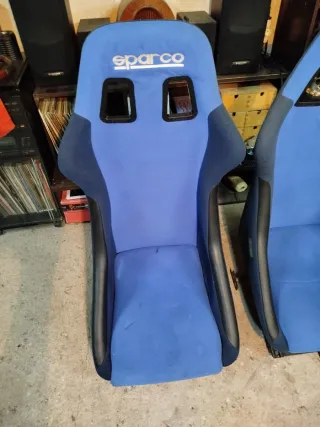 Asientos Sparco Backets Azul (Par)