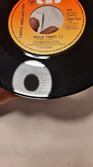 Vinilo 45 RPM Earth, Wind & Fire 1979