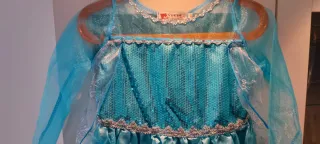 Vestido Frozen Elsa Novo com Acessórios