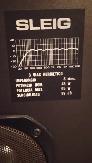 Altavoces Sleigh Años 80