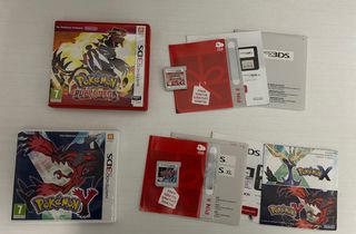 Lote Pokemon Y + Pokemon Rubi Omega 3DS